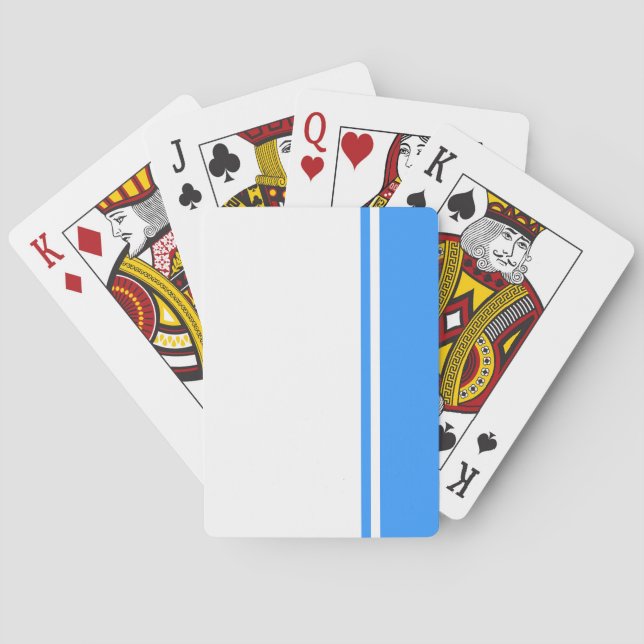 Patriotic Altai Republic Flag Playing Cards (Back)