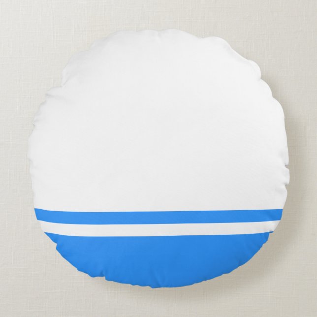 Patriotic Altai Republic Flag Round Cushion (Front)