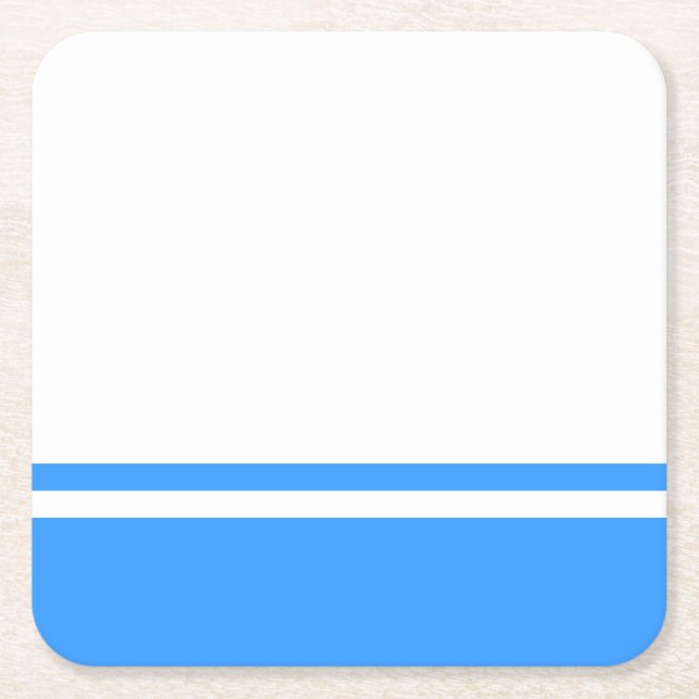 Patriotic Altai Republic Flag Square Paper Coaster (Front)