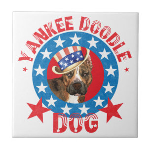 Patriotic Am Staff Tile