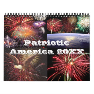 Patriotic America 20XX Calendar