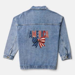 Patriotic America Denim Jacket