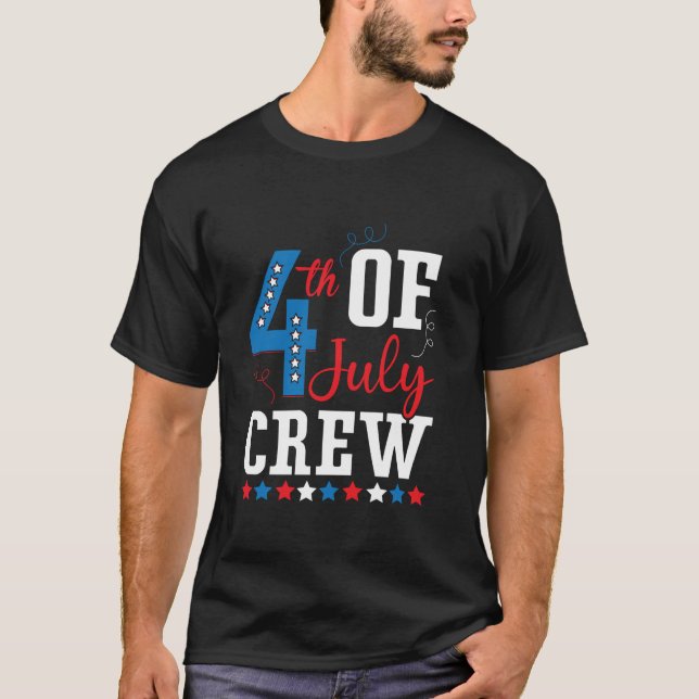 Patriotic America USA Flag 4th Of July America  T-Shirt (Front)