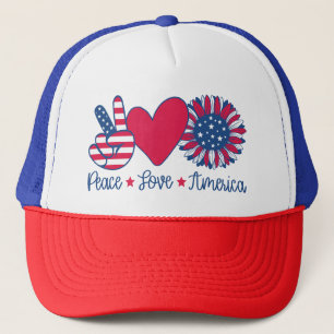 Patriotic America USA Trucker Hat