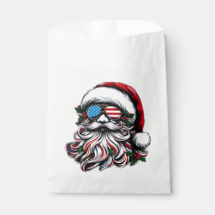 Patriotic/American Christmas Santa Favour Bags