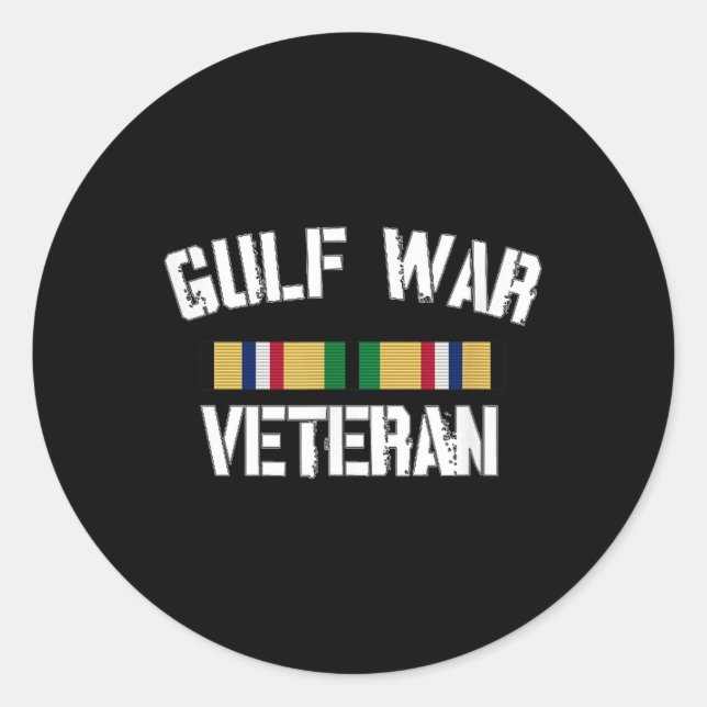 Patriotic American Creations By Revinct Designs Gu Classic Round Sticker (Front)