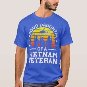 Patriotic American Daughter Vietnam Veteran T-Shirt