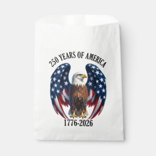 Patriotic American Eagle 250 Years 1776-2026 Favour Bags