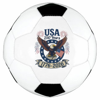 Patriotic American Eagle 250 Years 1776-2026 Football