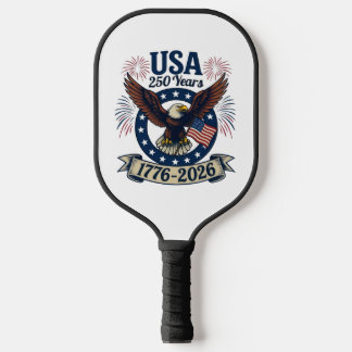 Patriotic American Eagle 250 Years 1776-2026 Pickleball Paddle