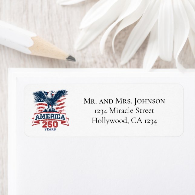 Patriotic American Eagle 250th Anniversary Custom  (Insitu)