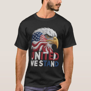 Patriotic American Eagle Embroidery Style Patrioti T-Shirt