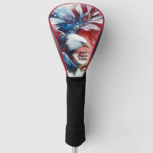 Patriotic American Eagle Golf Head Cover