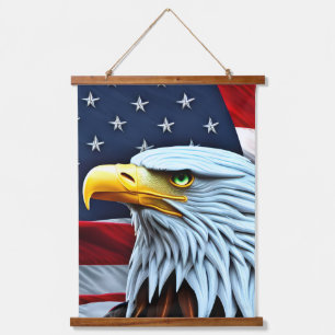 Patriotic American Eagle Hanging Tapestry