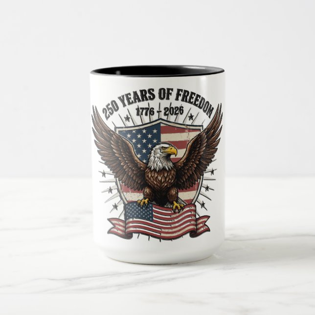 Patriotic American Eagle Mug (Center)