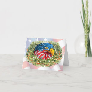 Patriotic American Eagle Note Card