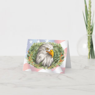 Patriotic American Eagle Note Card