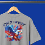 Patriotic American Eagle Red White Blue Tri-Blend Shirt<br><div class="desc">Red white and blue patriotic American Eagle illustration.</div>