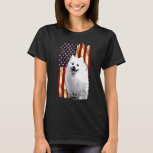 Patriotic American Eskimo American Flag July 4th D T-Shirt