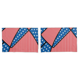 Patriotic American fireworks Pillowcase