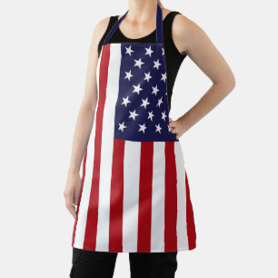 Patriotic American Flag Apron