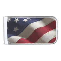 Patriotic American flag closeup Hitch Cover