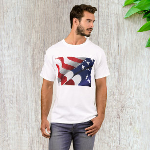 Patriotic American Flag Design Stars and Stripes  T-Shirt