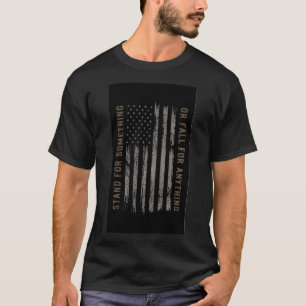 Patriotic American Flag Graphic T-Shirt