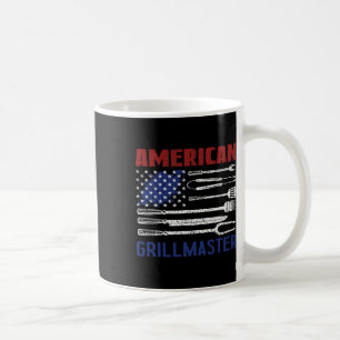 Patriotic American Flag Grill Byrbeque Master Coffee Mug