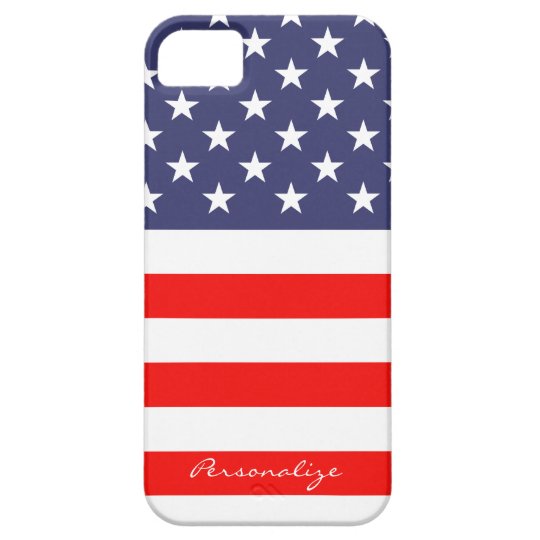 Patriotic American Flag Iphone 5 case Personalise
