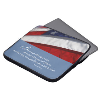 Patriotic, American Flag Laptop Sleeve