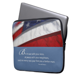 Patriotic, American Flag Laptop Sleeve