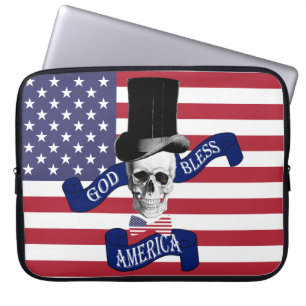 Patriotic American flag Laptop Sleeve