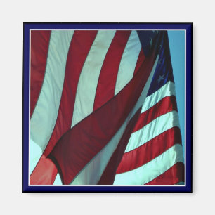Patriotic American Flag Magnet
