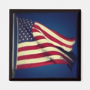 Patriotic American Flag Magnet