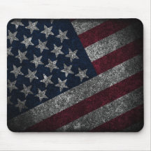 Patriotic American Flag Mouse Pad
