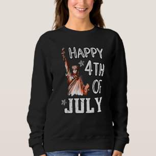 Patriotic American Flag Outfit 4th Of July 1 Sweatshirt