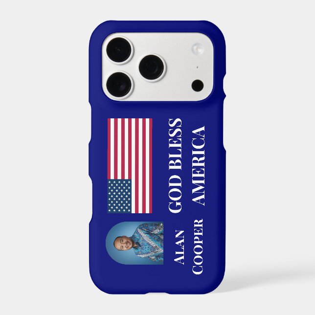 Patriotic American Flag Personalized (Back)