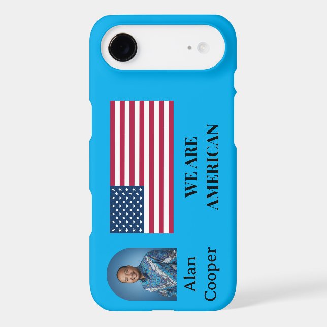 Patriotic American Flag Personalized (Back)