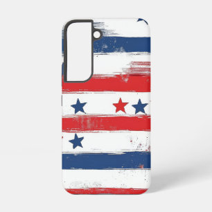 Patriotic American Flag Print Samsung Galaxy Case