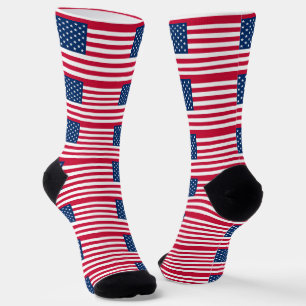 Patriotic American Flag Socks