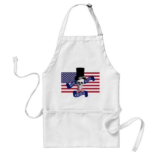 Patriotic American flag Standard Apron (Front)