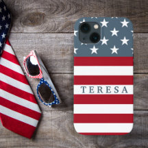 Patriotic American Flag Stars and Stripes Custom
