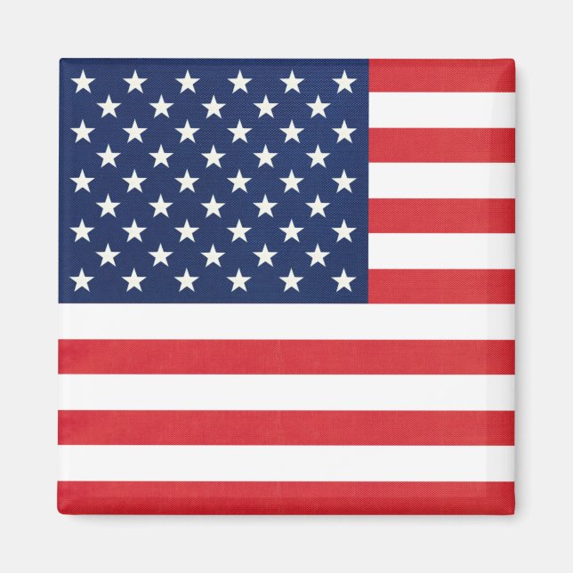 Patriotic American Flag Stars and Stripes  Magnet (Front)