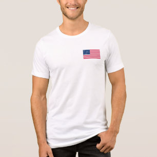 Patriotic American Flag Tri-Blend Shirt