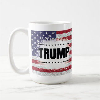 Patriotic American Flag Trump Coffee Mug