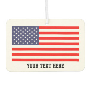 Patriotic American flag USA car air freshener