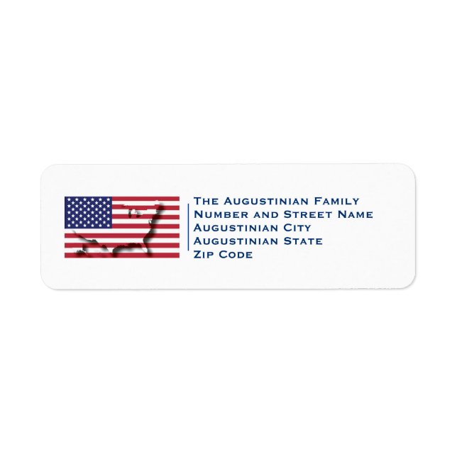 Patriotic | American Flag | USA | Custom Return (Front)