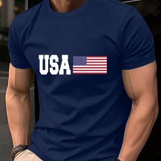 Patriotic American Flag USA T-Shirt