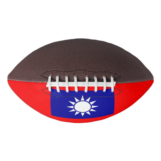 Patriotic american football flag of Taiwan (Front)